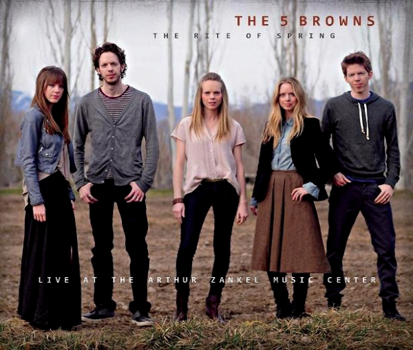 ‘The 5 Browns’의 앨범 ‘The Rite of Spring’.