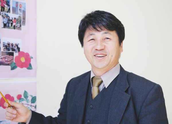 손진근 교장은 제천간디학교에서 지난해 11월 가정중학교로 부임했다.
