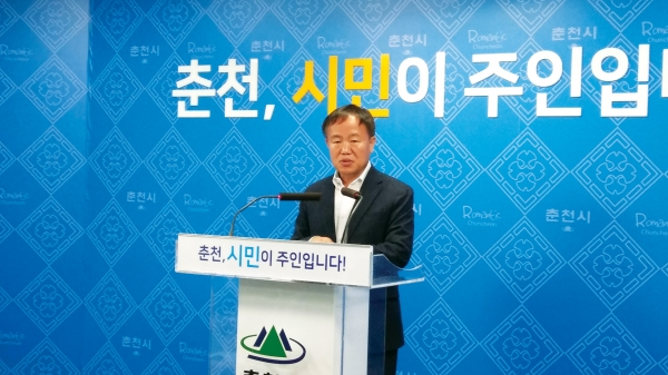 이재수시장이 5일(화) 기자회견에서 ‘문화특별시 춘천’만들기의 청사진을공유했다.