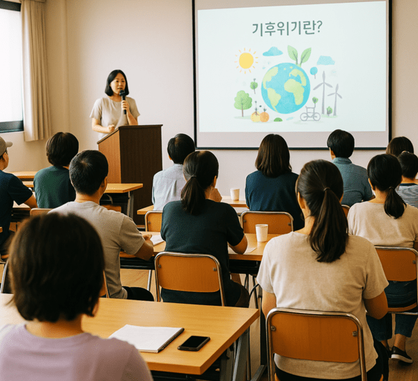 시민 주도의 기후변화 대응 활동도 활발하다. 이미지=AI(Chat GPT5) 생성.